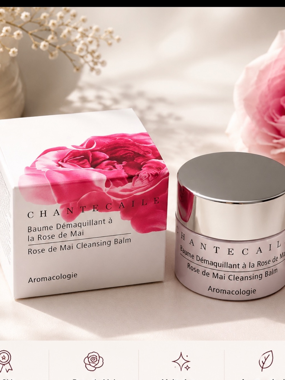 Chantecaille Rose de Mai Cleansing Balm mini